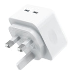 شاحن سريع جداري NORTHJO NOGAN3502 GaN PD PPS 35 واط بمنفذين USB-C / Type-C، قابس الاتحاد الأوروبي، قابس المملكة المتحدة