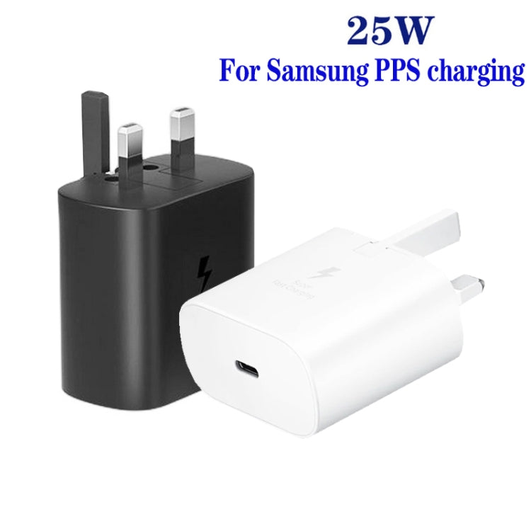 شاحن TA800 PD / PPS بقوة 25 واط بمنفذ Type-C لسامسونج، قابس المملكة المتحدة، قابس المملكة المتحدة