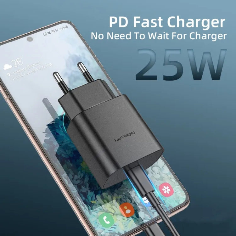 شاحن TA800 PD / PPS بقوة 25 واط بمنفذ Type-C لسامسونج، قابس المملكة المتحدة، قابس المملكة المتحدة
