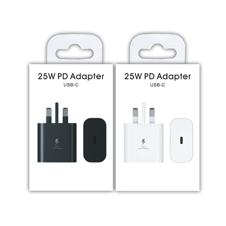 شاحن TA800 PD / PPS بقوة 25 واط بمنفذ Type-C لسامسونج، قابس المملكة المتحدة، قابس المملكة المتحدة