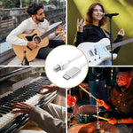 كابل متعدد الوظائف 1 متر 8 بن إلى USB + MIDI لأداة موسيقية إلكترونية و OTG وشحن متوافق مع iOS 10-14، MIDI + OTG