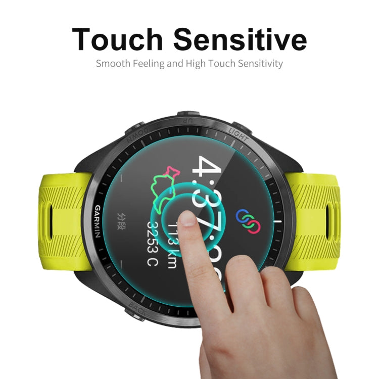 For Garmin Forerunner 965 ENKAY 0.2mm 9H Tempered Glass Screen Protector Watch Film, 1pcs, 2pcs, 5pcs, 10pcs