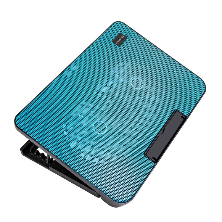 لوحة تبريد لابتوب بتصميم محفور مجوف مع مروحتين USB N99، N99