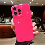 Jelly Glitter Solid Color TPU Phone Case, For iPhone 14 Pro Max