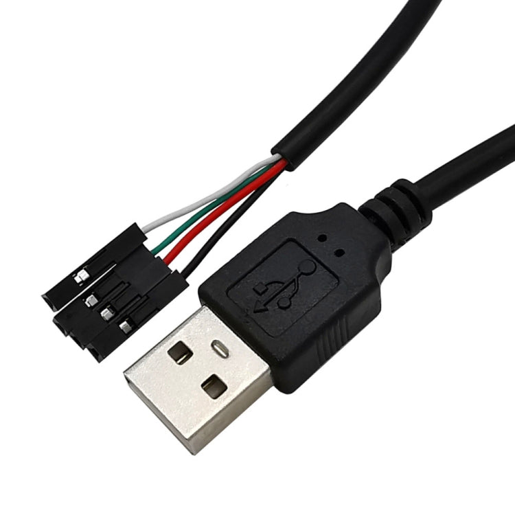 كابل تمديد محول رأس اللوحة الأم JUNSUNMAY USB 2.0 A إلى أنثى 4 دبابيس دوبونت، الطول: 0.3م، USB ذكر، USB أنثى