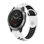 22mm Sports Breathable Silicone Watch Band, For Garmin Fenix 6 GPS, For Garmin Fenix 6 Pro GPS, For Garmin Fenix 6 Sapphire GPS, For Garmin Fenix 5