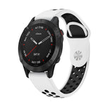 22mm Sports Breathable Silicone Watch Band, For Garmin Fenix 6 GPS, For Garmin Fenix 6 Pro GPS, For Garmin Fenix 6 Sapphire GPS, For Garmin Fenix 5