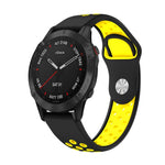 22mm Sports Breathable Silicone Watch Band, For Garmin Fenix 6 GPS, For Garmin Fenix 6 Pro GPS, For Garmin Fenix 6 Sapphire GPS, For Garmin Fenix 5