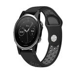 22mm Sports Breathable Silicone Watch Band, For Garmin Fenix 6 GPS, For Garmin Fenix 6 Pro GPS, For Garmin Fenix 6 Sapphire GPS, For Garmin Fenix 5