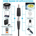 كابل محول رفع جهد USB من DC 5V إلى DC 9V 12V مع محول رفع جهد 1A ومنظم طاقة مع شاشة LED، من DC 5V إلى DC 9V 12V