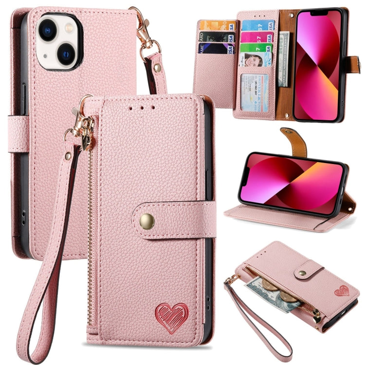 غطاء هاتف من الجلد مع سحاب وحزام معصم، لهواتف iPhone 14 Pro Max، iPhone 7 / 8 / SE 2022، iPhone 13 Pro Max، iPhone 13 Pro، iPhone 13، iPhone 12 / 12 Pro، iPhone 12 Pro Max، iPhone 11 Pro Max