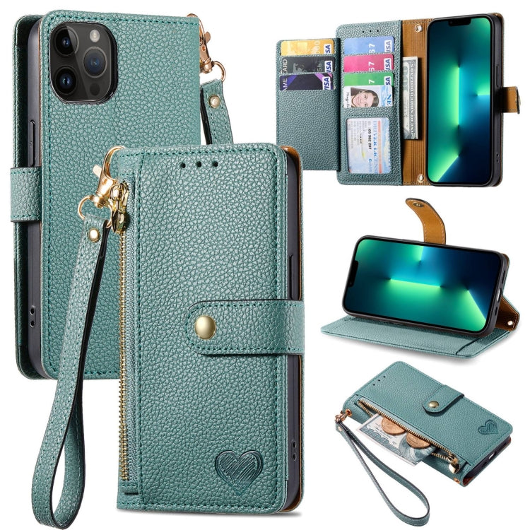 غطاء هاتف من الجلد مع سحاب وحزام معصم، لهواتف iPhone 14 Pro Max، iPhone 7 / 8 / SE 2022، iPhone 13 Pro Max، iPhone 13 Pro، iPhone 13، iPhone 12 / 12 Pro، iPhone 12 Pro Max، iPhone 11 Pro Max