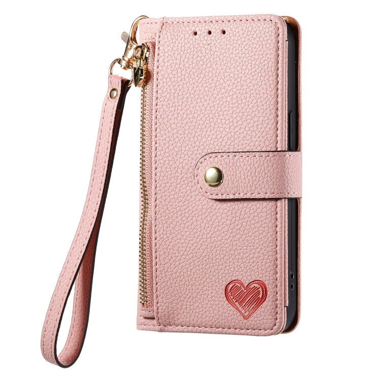 غطاء هاتف من الجلد مع سحاب وحزام معصم، لهواتف iPhone 11، iPhone 11 Pro، iPhone X / XS، iPhone XR، iPhone XS Max، iPhone 7 Plus / 8 Plus، iPhone 6 Plus / 6s Plus، iPhone 6 / 6s