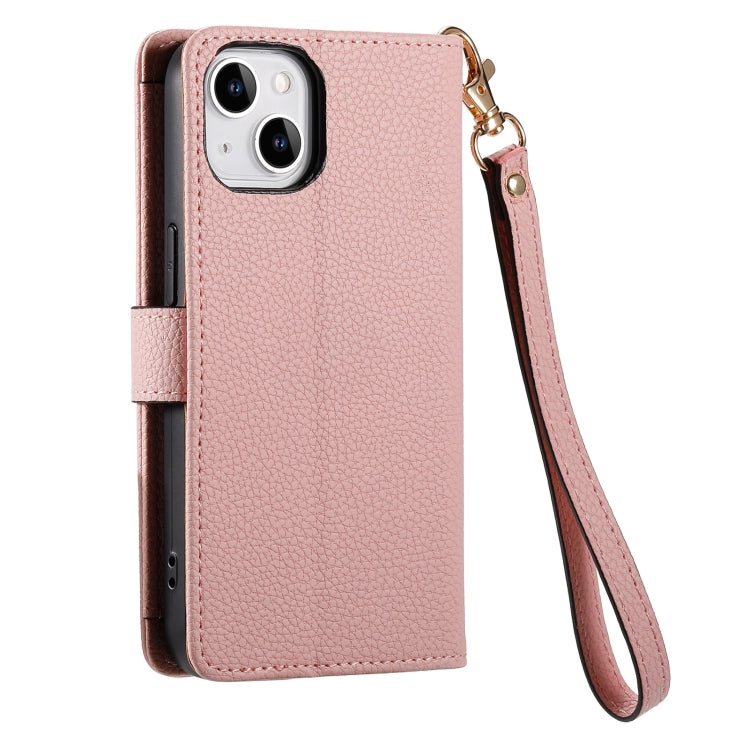 غطاء هاتف من الجلد مع سحاب وحزام معصم، لهواتف iPhone 11، iPhone 11 Pro، iPhone X / XS، iPhone XR، iPhone XS Max، iPhone 7 Plus / 8 Plus، iPhone 6 Plus / 6s Plus، iPhone 6 / 6s