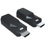 موسع HDMI لمسافة 165 قدم مع صوت وفيديو 1080P عبر كابل إيثرنت Cat5 Cat6، محول تمديد HDMI لمسافات طويلة بدون فقدان إشارة