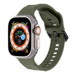 Ripple Silicone Sports Watch Band, For Apple Watch Ultra 49mm, For Apple Watch 8 45mm, For Apple Watch SE 2022 44mm
