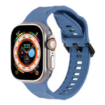 Ripple Silicone Sports Watch Band, For Apple Watch 5 44mm, For Apple Watch 4 44mm, For Apple Watch 3 42mm