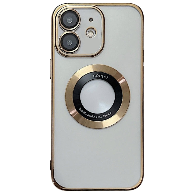 غطاء هاتف TPU مطلي بالكهرباء مع دعم MagSafe، لهواتف iPhone 11، iPhone 11 Pro