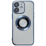 غطاء هاتف TPU مطلي بالكهرباء مع دعم MagSafe، لهواتف iPhone 11، iPhone 11 Pro
