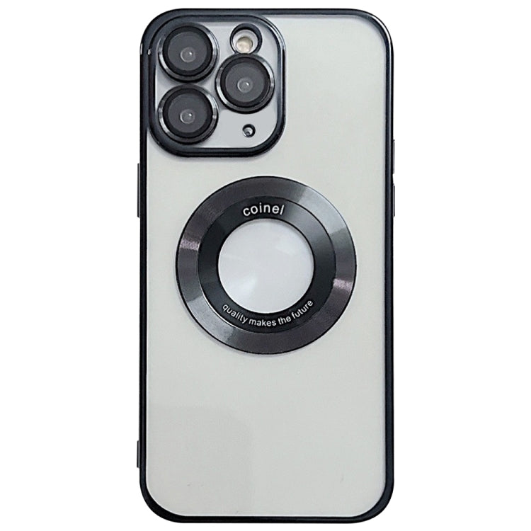 غطاء هاتف TPU مطلي بالكهرباء مع دعم MagSafe، لهواتف iPhone 11، iPhone 11 Pro