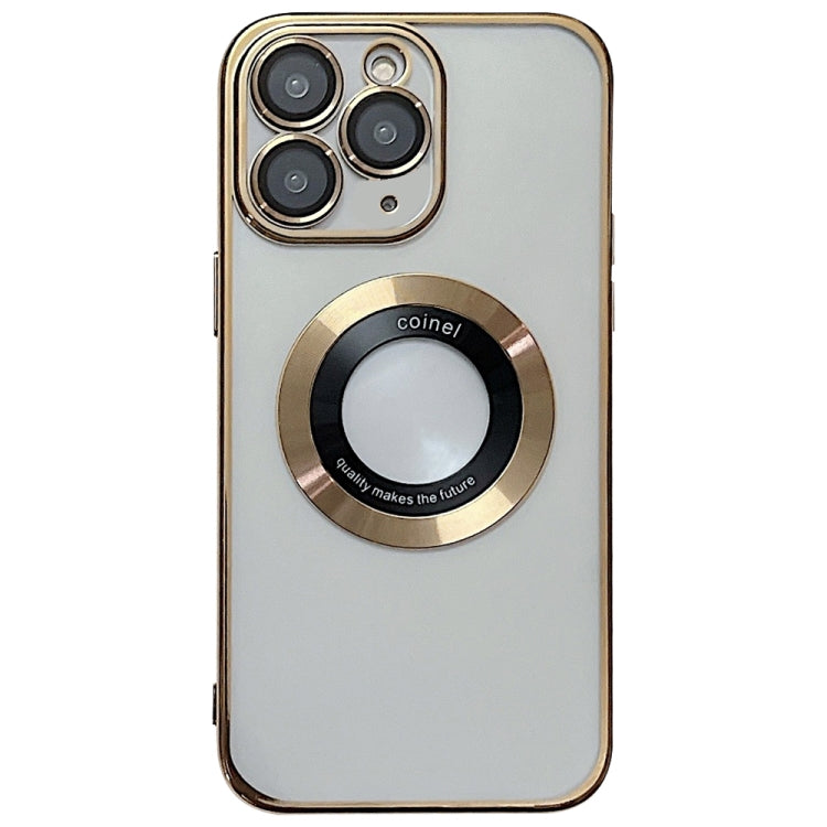 غطاء هاتف TPU مطلي بالكهرباء مع دعم MagSafe، لهواتف iPhone 11، iPhone 11 Pro
