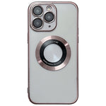 غطاء هاتف TPU مطلي بالكهرباء مع دعم MagSafe، لهواتف iPhone 11، iPhone 11 Pro