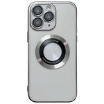 غطاء هاتف TPU مطلي بالكهرباء مع دعم MagSafe، لهواتف iPhone 11، iPhone 11 Pro