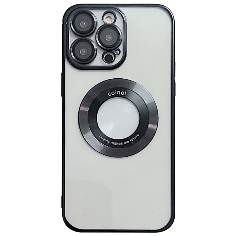 غطاء هاتف TPU مطلي بالكهرباء مع دعم MagSafe، لهواتف iPhone 16 Pro، iPhone 16 Plus، iPhone 16، iPhone 15 Pro Max، iPhone 15 Pro، iPhone 15 Plus