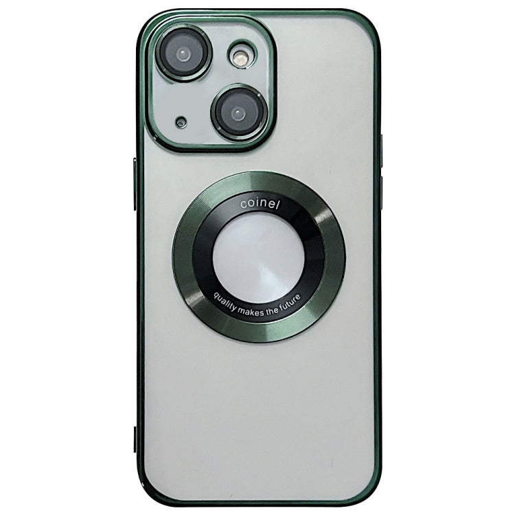 غطاء هاتف TPU مطلي بالكهرباء مع دعم MagSafe، لهواتف iPhone 16 Pro، iPhone 16 Plus، iPhone 16، iPhone 15 Pro Max، iPhone 15 Pro، iPhone 15 Plus
