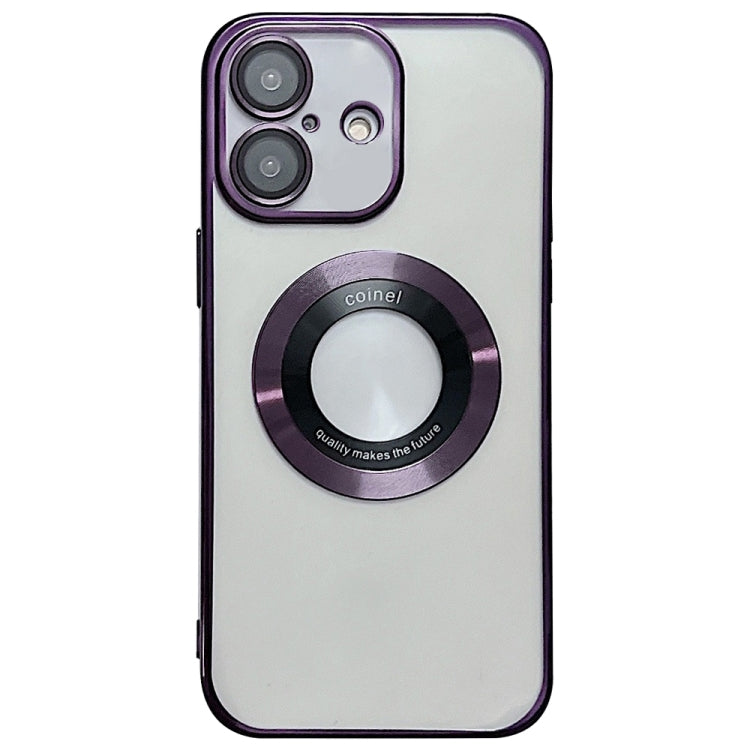 غطاء هاتف TPU مطلي بالكهرباء مع دعم MagSafe، لهواتف iPhone 16 Pro، iPhone 16 Plus، iPhone 16، iPhone 15 Pro Max، iPhone 15 Pro، iPhone 15 Plus