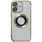 غطاء هاتف TPU مطلي بالكهرباء مع دعم MagSafe، لهواتف iPhone 16 Pro، iPhone 16 Plus، iPhone 16، iPhone 15 Pro Max، iPhone 15 Pro، iPhone 15 Plus