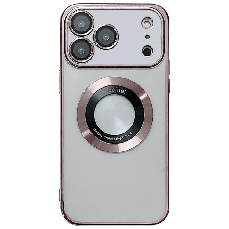 غطاء هاتف TPU مطلي بالكهرباء مع دعم MagSafe، لهواتف iPhone 17e / 16e، iPhone 17 Pro Max، iPhone 17 Pro، iPhone 17، iPhone Air، iPhone 16 Pro Max