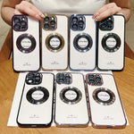 غطاء هاتف TPU مطلي بالكهرباء مع دعم MagSafe، لهواتف iPhone 11، iPhone 11 Pro
