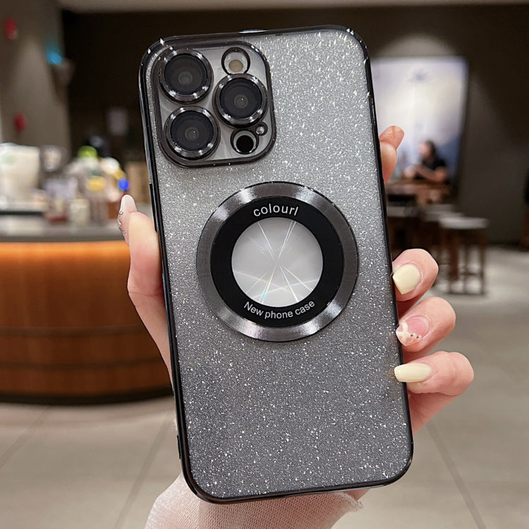 غطاء هاتف TPU مع تدرج لامع مطلي بالكهرباء ومتوافق مع MagSafe، لأجهزة iPhone 14، iPhone 14 Pro، iPhone 14 Pro Max، iPhone 13 Pro Max، iPhone 13 Pro، iPhone 13