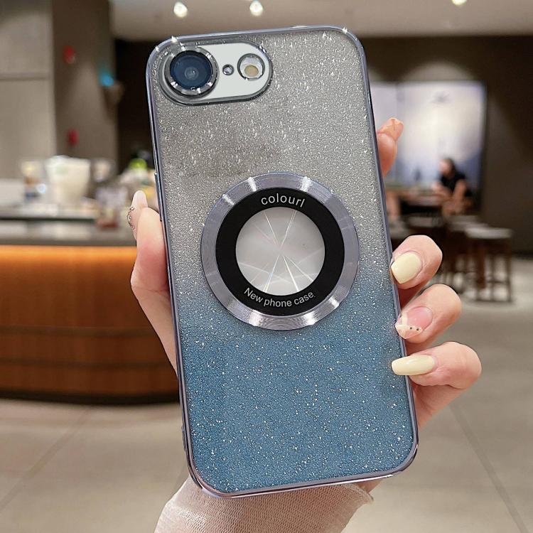 غطاء هاتف TPU مع تدرج لامع مطلي بالكهرباء ومتوافق مع MagSafe، لأجهزة iPhone 17e / 16e، iPhone 17 Pro Max، iPhone 17 Pro، iPhone 17، iPhone Air، iPhone 16 Pro Max