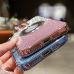 غطاء هاتف TPU مع تدرج لامع مطلي بالكهرباء ومتوافق مع MagSafe، لأجهزة iPhone 17e / 16e، iPhone 17 Pro Max، iPhone 17 Pro، iPhone 17، iPhone Air، iPhone 16 Pro Max