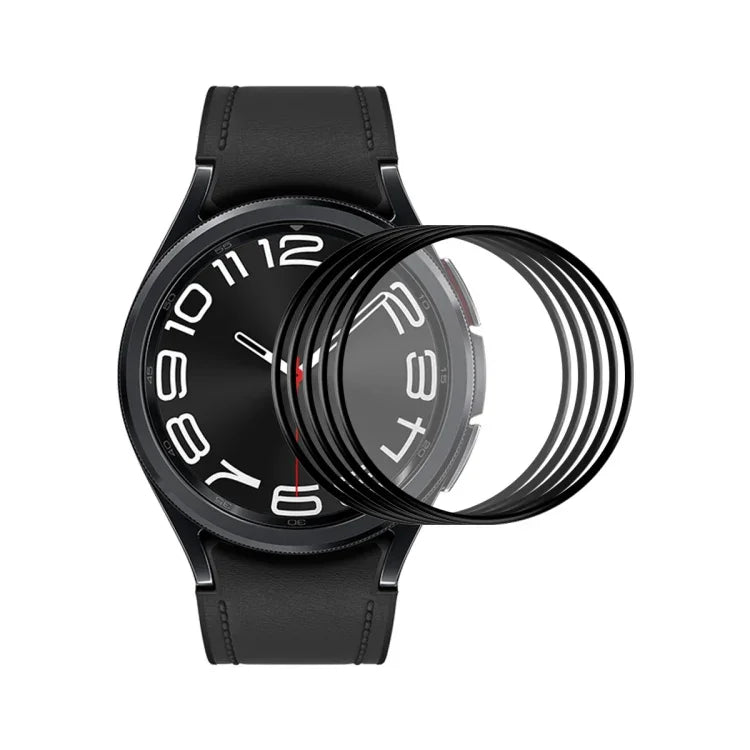 5pcs ENKAY 3D Full Coverage Soft PC Edge PMMA HD Screen Film, For Samsung Galaxy Watch Ultra 47mm / Ultra 2025, For Samsung Galaxy Watch8 Classic 46mm, For Samsung Galaxy Watch8 44mm, For Samsung Galaxy Watch8 40mm                                      ...