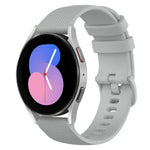 سوار ساعة سيليكون مربعات عرض 20مم، لسامسونج Galaxy Watch 5 مقاس 40مم