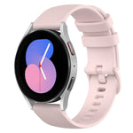 سوار ساعة سيليكون مربعات عرض 20مم، لسامسونج Galaxy Watch 5 مقاس 40مم