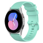سوار ساعة سيليكون مربعات عرض 20مم، لسامسونج Galaxy Watch 5 مقاس 40مم