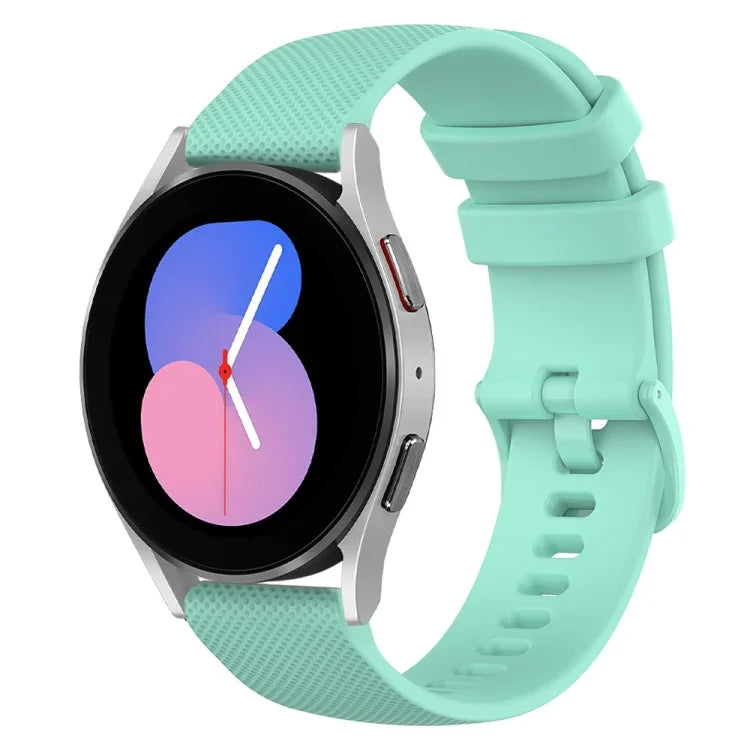 سوار ساعة سيليكون مربعات عرض 20مم، لسامسونج Galaxy Watch 5 مقاس 40مم