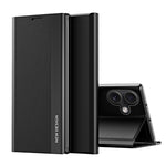 غطاء هاتف جلدي مع امتصاص مطلي بالكهرباء من الجانب، لأجهزة iPhone 16 Pro، iPhone 16 Plus، iPhone 16، iPhone 15 Pro Max، iPhone 15 Pro، iPhone 15 Plus