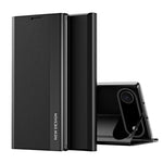 غطاء هاتف جلدي مع امتصاص مطلي بالكهرباء من الجانب، لأجهزة iPhone 17e / 16e، iPhone 17 Pro Max، iPhone 17 Pro، iPhone 17، iPhone Air، iPhone 16 Pro Max