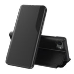 غطاء هاتف جلدي بغطاء جانبي للعرض، لأجهزة iPhone 17e / 16e، iPhone 17 Pro Max، iPhone 17 Pro، iPhone 17، iPhone Air، iPhone 16 Pro Max، iPhone 16 Pro، iPhone 16 Plus