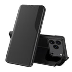 غطاء هاتف جلدي بغطاء جانبي للعرض، لأجهزة iPhone 17e / 16e، iPhone 17 Pro Max، iPhone 17 Pro، iPhone 17، iPhone Air، iPhone 16 Pro Max، iPhone 16 Pro، iPhone 16 Plus