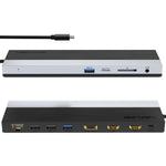 محطة إرساء Wavlink UMD08 DisplayPort 12 في 1 Type-C لعرض ثلاثي، UMD08