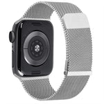 سوار ساعة ميلان بشبكة فولاذية مغناطيسية مزدوجة، لـ Apple Watch 2 مقاس 38مم، لـ Apple Watch مقاس 42مم، لـ Apple Watch مقاس 38مم