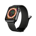 سوار ساعة ميلان بشبكة فولاذية مغناطيسية مزدوجة، لـ Apple Watch 2 مقاس 38مم، لـ Apple Watch مقاس 42مم، لـ Apple Watch مقاس 38مم