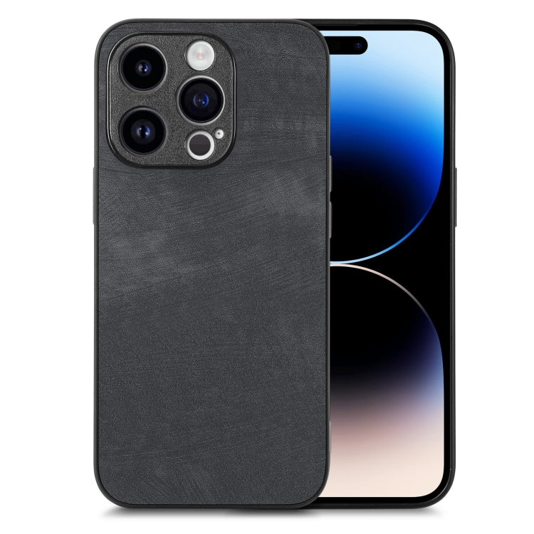 غطاء خلفي لهاتف من الجلد العتيق مع غلاف بلاستيكي صلب، لهواتف iPhone 14 Pro Max، iPhone 7 / 8 / SE 2022 / SE 2020، iPhone 13 Pro Max، iPhone 13 Pro، iPhone 13، iPhone 13 mini، iPhone 12، iPhone 12 Pro Max