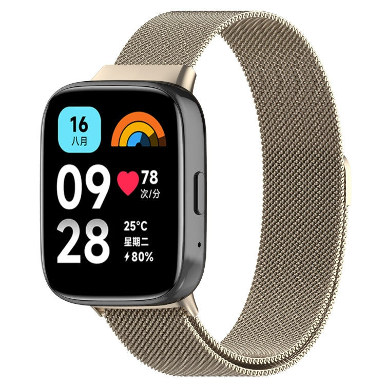 Milan Magnetic Steel Mesh Watch Band, For Redmi Watch 3 Active, For Redmi Watch 3 Lite